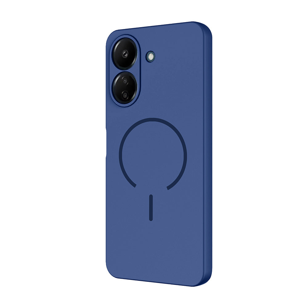 Xiaomi Redmi 13C Uyumlu Kılıf M-safe Şarj Özellikli Zore Meta Kapak