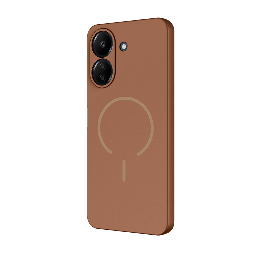 Xiaomi Redmi 13C Uyumlu Kılıf M-safe Şarj Özellikli Zore Meta Kapak