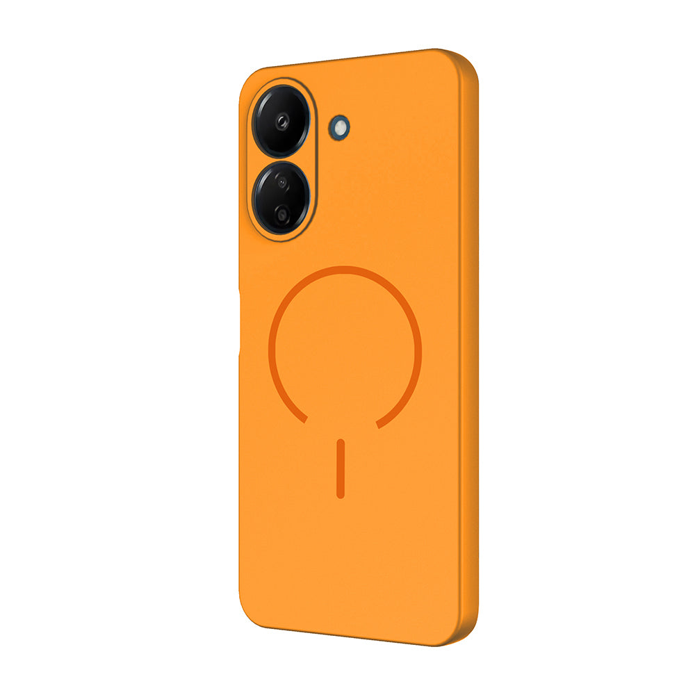 Xiaomi Redmi 13C Uyumlu Kılıf M-safe Şarj Özellikli Zore Meta Kapak