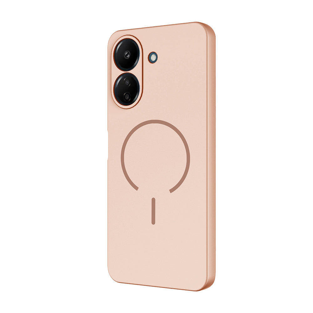 Xiaomi Redmi 13C Uyumlu Kılıf M-safe Şarj Özellikli Zore Meta Kapak