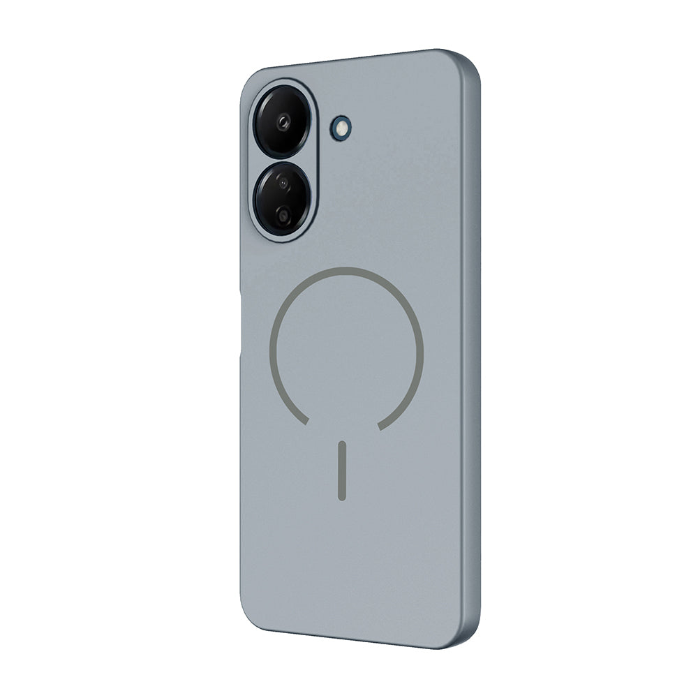 Xiaomi Redmi 13C Uyumlu Kılıf M-safe Şarj Özellikli Zore Meta Kapak