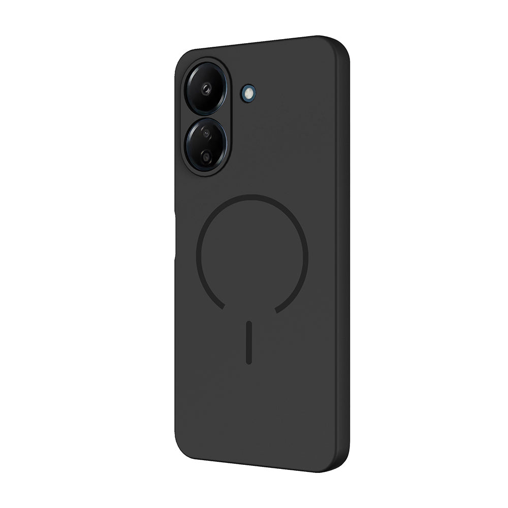 Xiaomi Redmi 13C Uyumlu Kılıf M-safe Şarj Özellikli Zore Meta Kapak