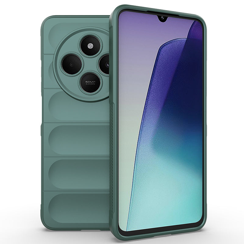 Xiaomi Redmi 14C 4G Uyumlu Kılıf Esnek TPU Oyuklu Arka Yüzey Tasarımlı Zore Etnik Silikon Kapak