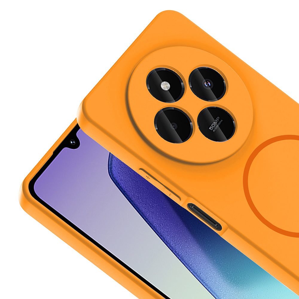 Xiaomi Redmi 14C Uyumlu Kılıf M-safe Şarj Özellikli Zore Meta Kapak