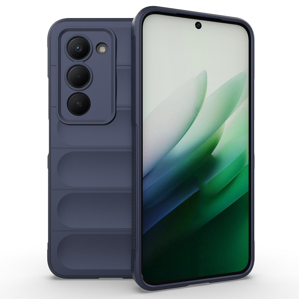 Xiaomi Redmi 15 Uyumlu Kılıf Esnek TPU Oyuklu Arka Yüzey Tasarımlı Zore Etnik Silikon Kapak