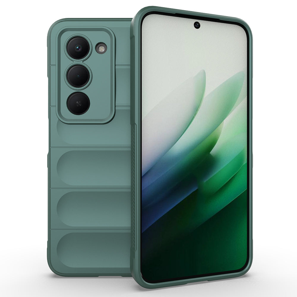 Xiaomi Redmi 15 Uyumlu Kılıf Esnek TPU Oyuklu Arka Yüzey Tasarımlı Zore Etnik Silikon Kapak