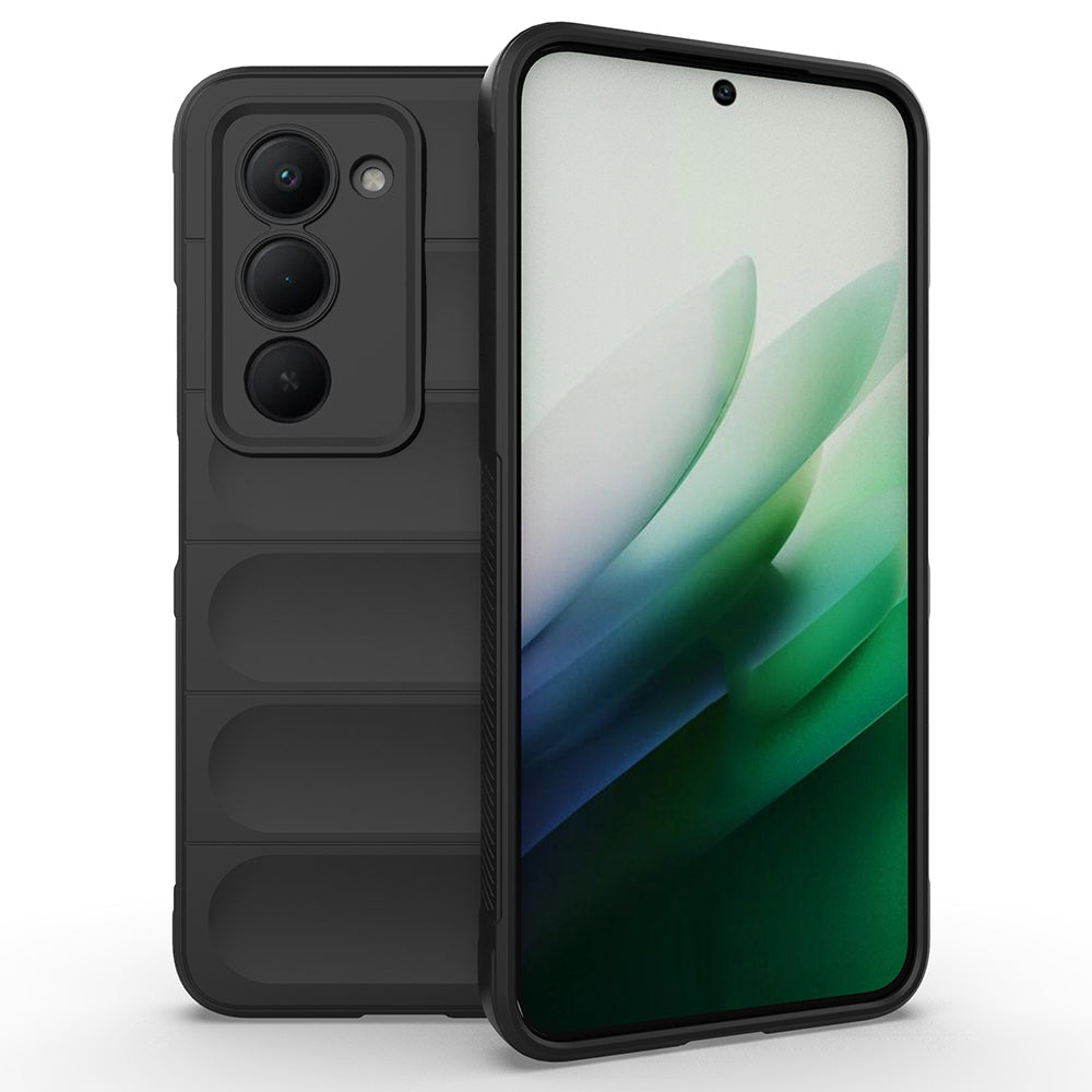 Xiaomi Redmi 15 Uyumlu Kılıf Esnek TPU Oyuklu Arka Yüzey Tasarımlı Zore Etnik Silikon Kapak