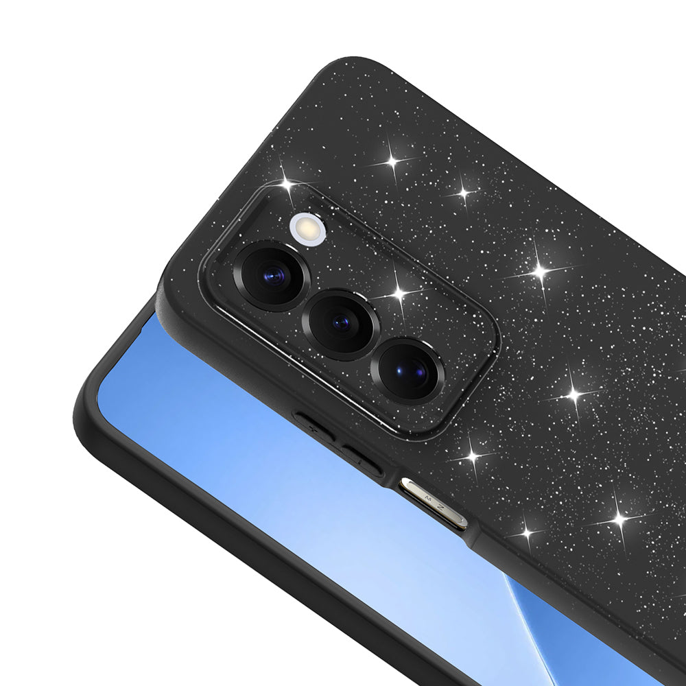 Xiaomi Redmi 15 Uyumlu Kılıf Kamera Korumalı Simli Lüks Zore Koton Kapak