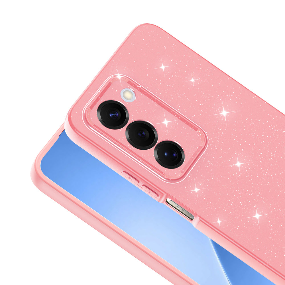 Xiaomi Redmi 15 Uyumlu Kılıf Kamera Korumalı Simli Lüks Zore Koton Kapak