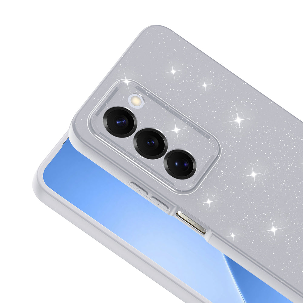 Xiaomi Redmi 15 Uyumlu Kılıf Kamera Korumalı Simli Lüks Zore Koton Kapak