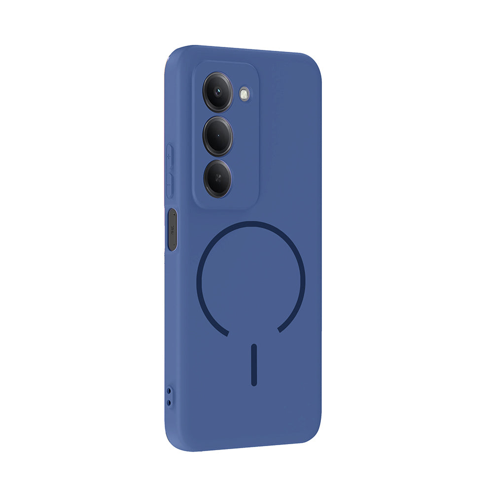 Xiaomi Redmi 15 Uyumlu Kılıf M-safe Şarj Özellikli Zore Meta Kapak