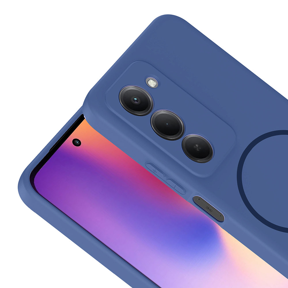 Xiaomi Redmi 15 Uyumlu Kılıf M-safe Şarj Özellikli Zore Meta Kapak
