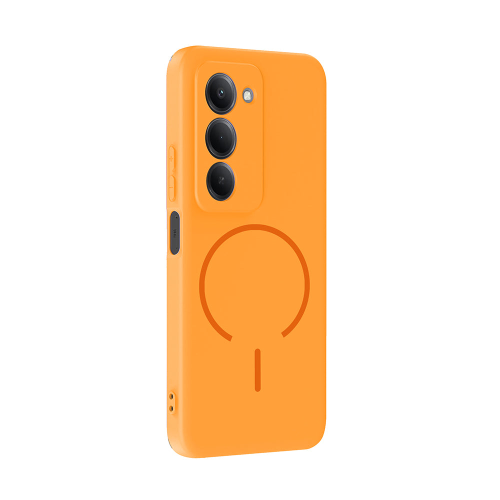 Xiaomi Redmi 15 Uyumlu Kılıf M-safe Şarj Özellikli Zore Meta Kapak
