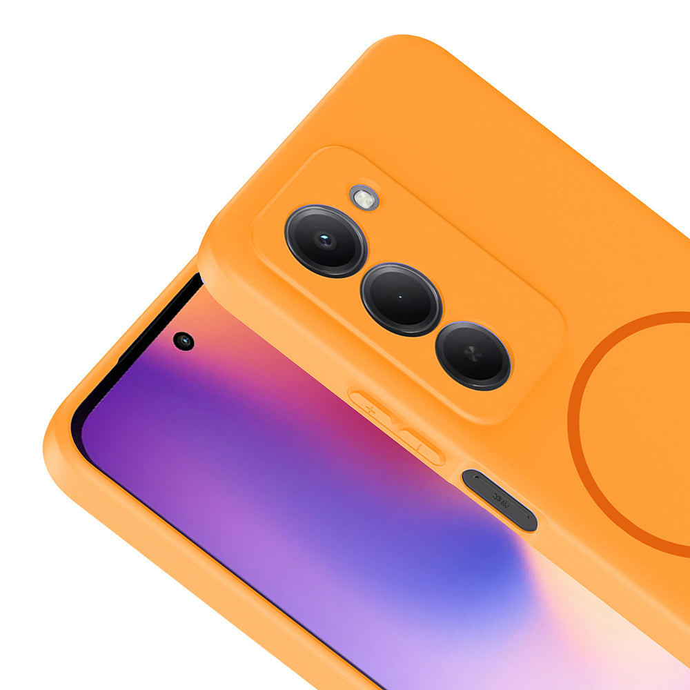 Xiaomi Redmi 15 Uyumlu Kılıf M-safe Şarj Özellikli Zore Meta Kapak