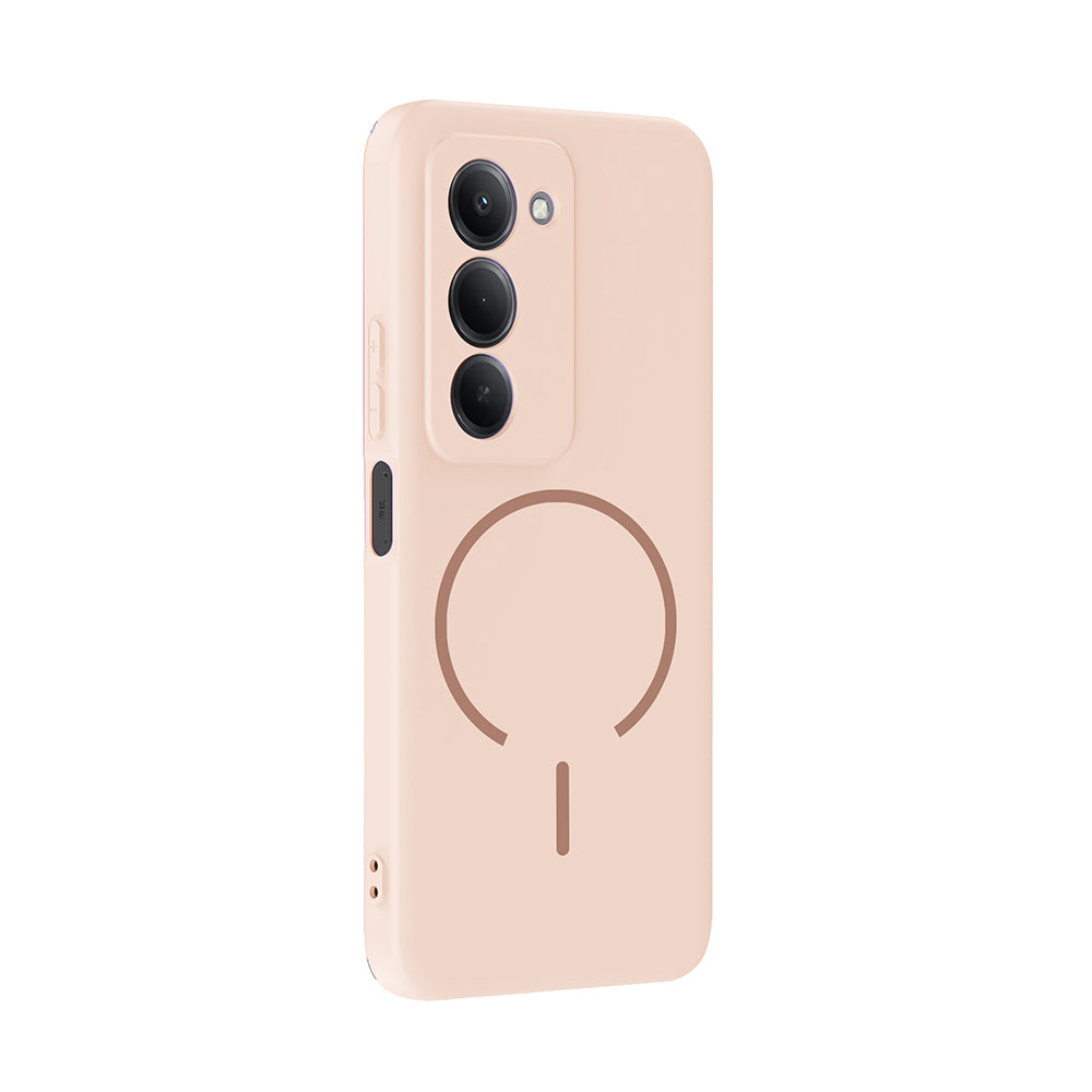 Xiaomi Redmi 15 Uyumlu Kılıf M-safe Şarj Özellikli Zore Meta Kapak