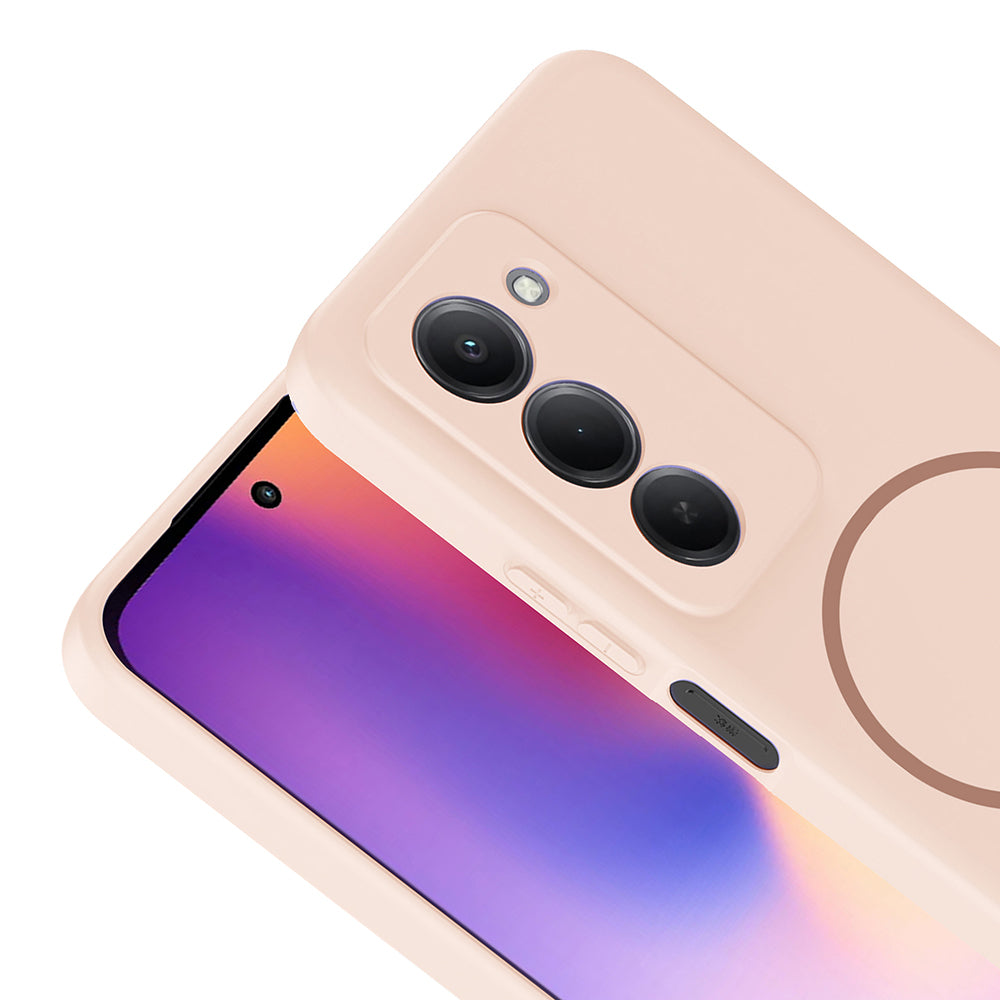 Xiaomi Redmi 15 Uyumlu Kılıf M-safe Şarj Özellikli Zore Meta Kapak
