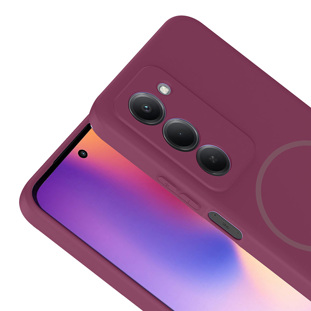 Xiaomi Redmi 15 Uyumlu Kılıf M-safe Şarj Özellikli Zore Meta Kapak