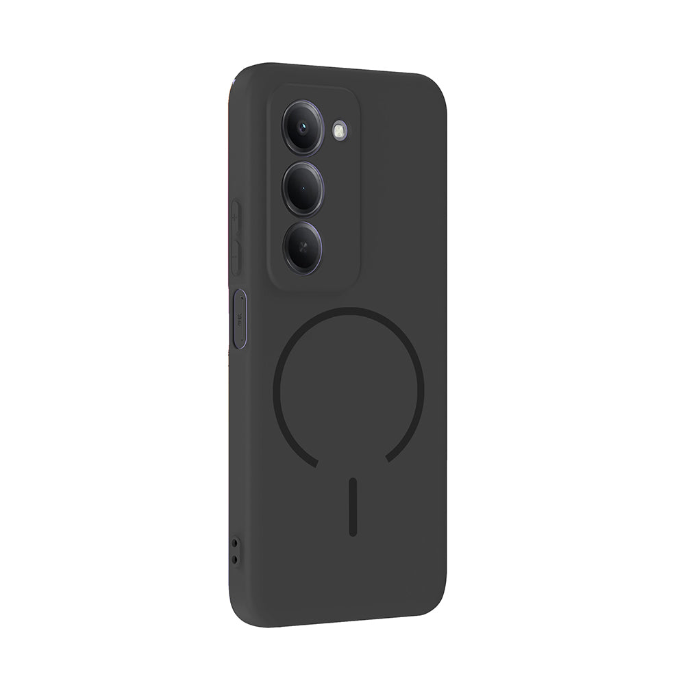 Xiaomi Redmi 15 Uyumlu Kılıf M-safe Şarj Özellikli Zore Meta Kapak