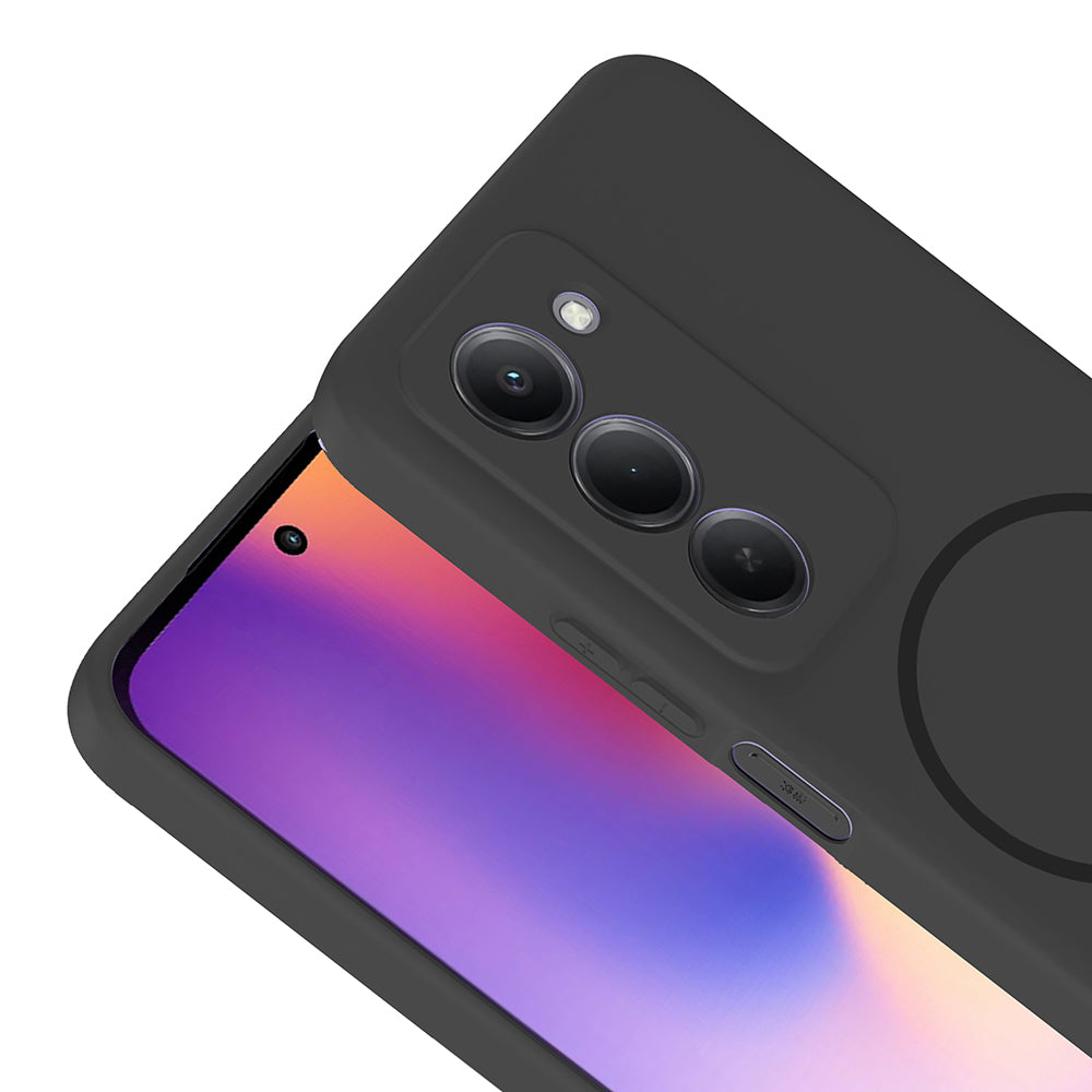 Xiaomi Redmi 15 Uyumlu Kılıf M-safe Şarj Özellikli Zore Meta Kapak