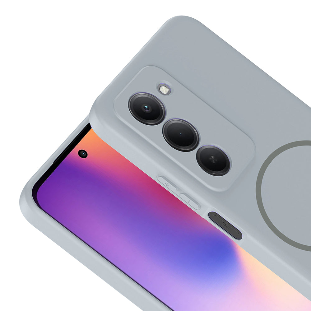 Xiaomi Redmi 15 Uyumlu Kılıf M-safe Şarj Özellikli Zore Meta Kapak