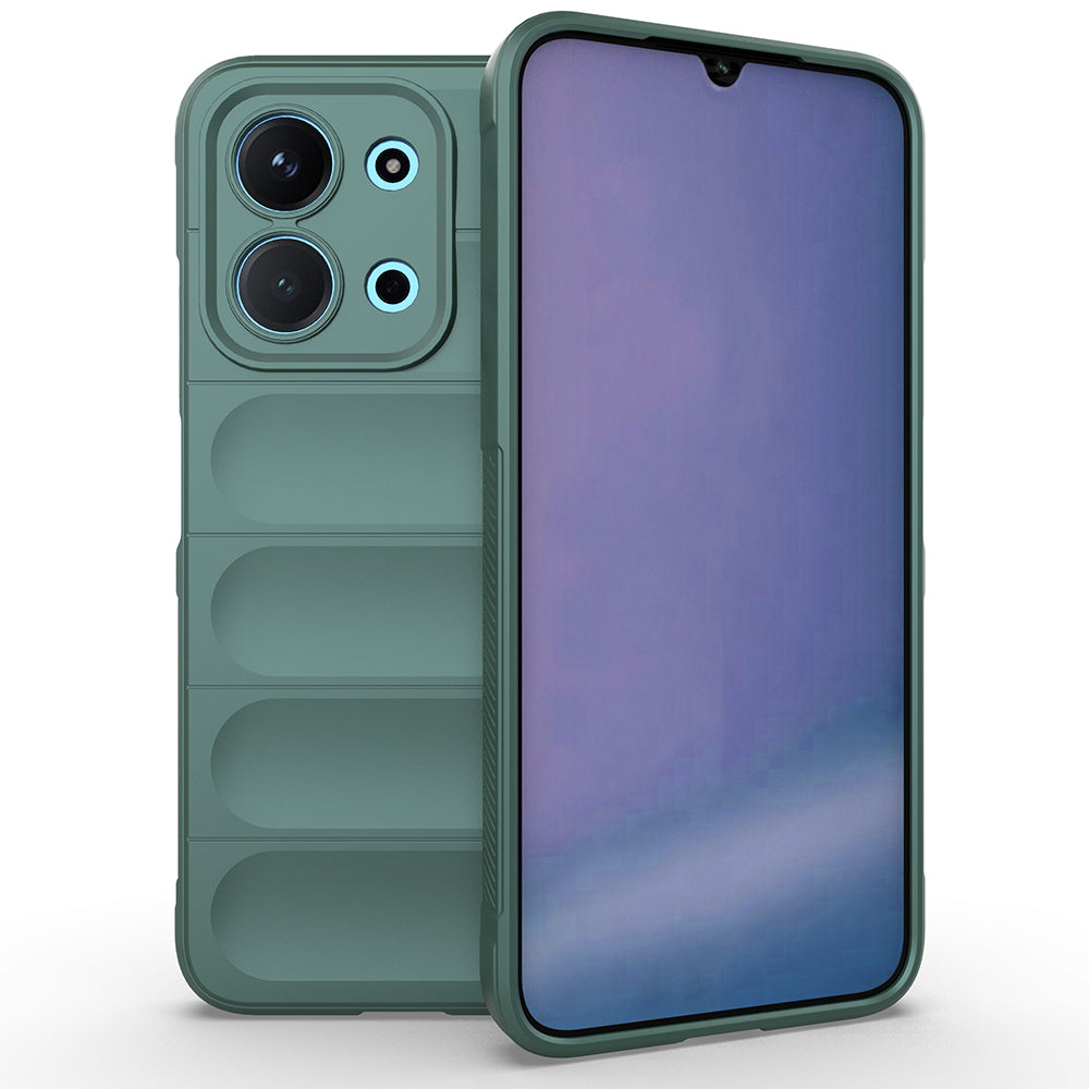 Xiaomi Redmi 15C 4G Uyumlu Kılıf Esnek TPU Oyuklu Arka Yüzey Tasarımlı Zore Etnik Silikon Kapak
