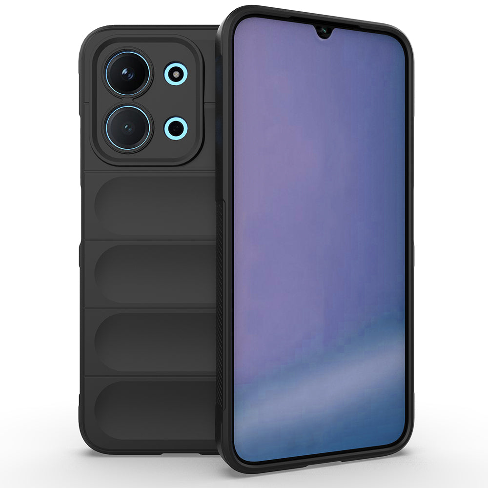 Xiaomi Redmi 15C 4G Uyumlu Kılıf Esnek TPU Oyuklu Arka Yüzey Tasarımlı Zore Etnik Silikon Kapak