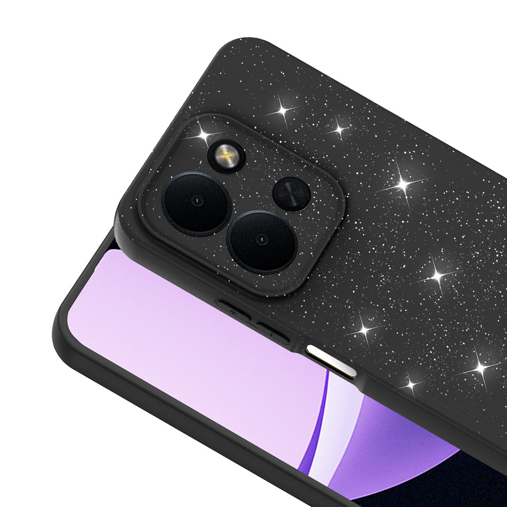 Xiaomi Redmi 15C Uyumlu Kılıf Kamera Korumalı Simli Lüks Zore Koton Kapak
