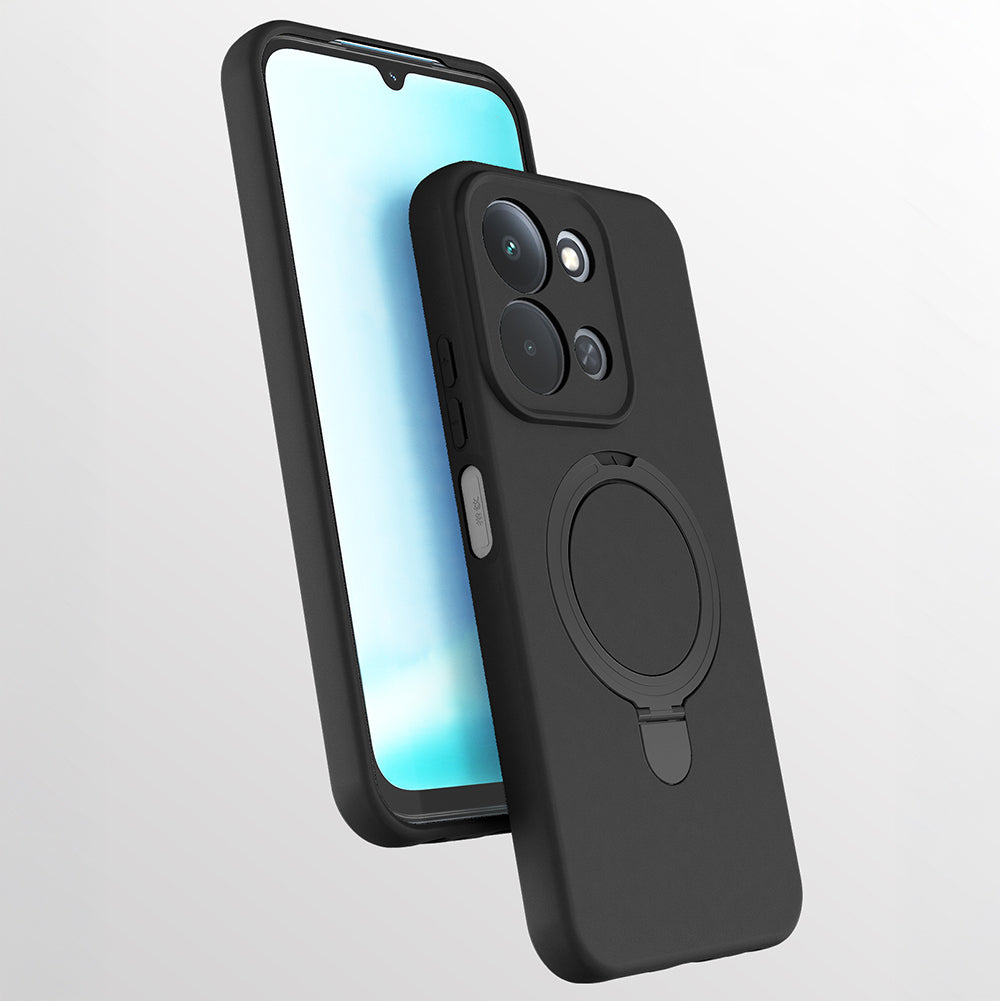 Xiaomi Redmi 15C Uyumlu Kılıf M-safe Şarj Özellikli Standlı Zore Samara Kapak