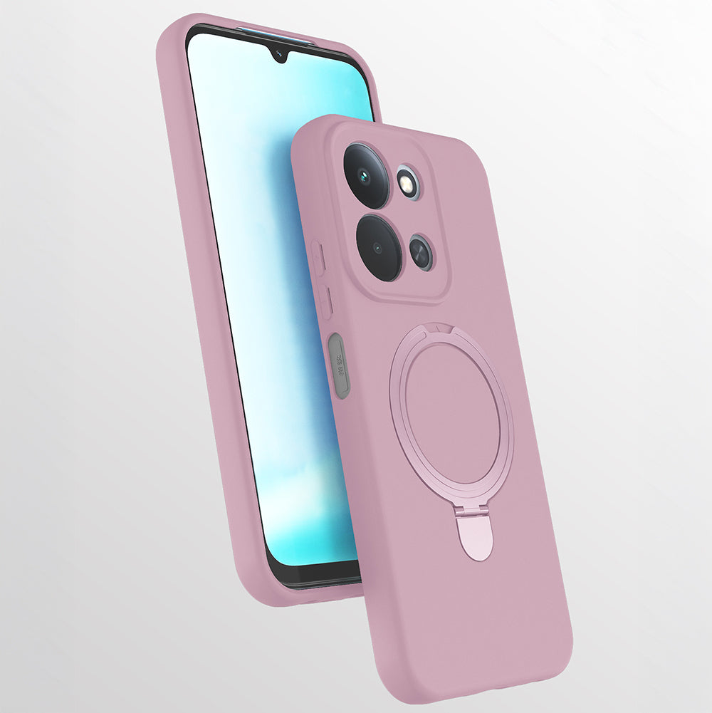 Xiaomi Redmi 15C Uyumlu Kılıf M-safe Şarj Özellikli Standlı Zore Samara Kapak