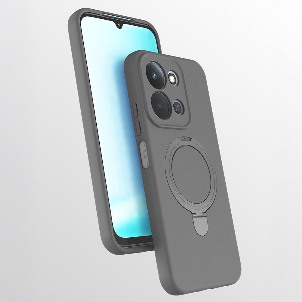 Xiaomi Redmi 15C Uyumlu Kılıf M-safe Şarj Özellikli Standlı Zore Samara Kapak