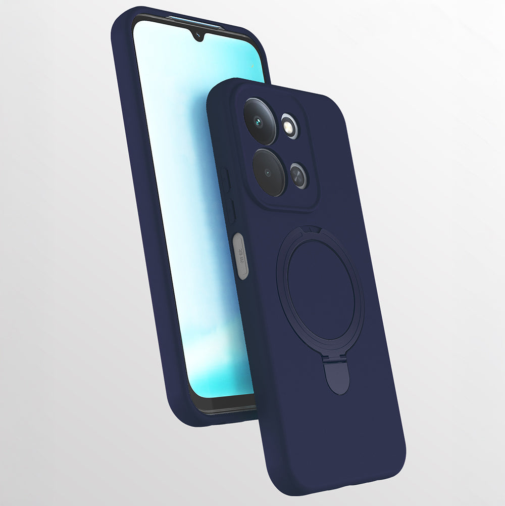 Xiaomi Redmi 15C Uyumlu Kılıf M-safe Şarj Özellikli Standlı Zore Samara Kapak