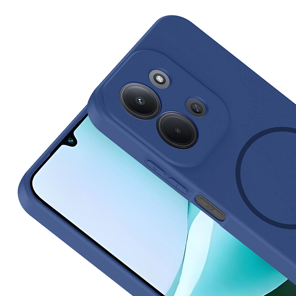 Xiaomi Redmi 15C Uyumlu Kılıf M-safe Şarj Özellikli Zore Meta Kapak