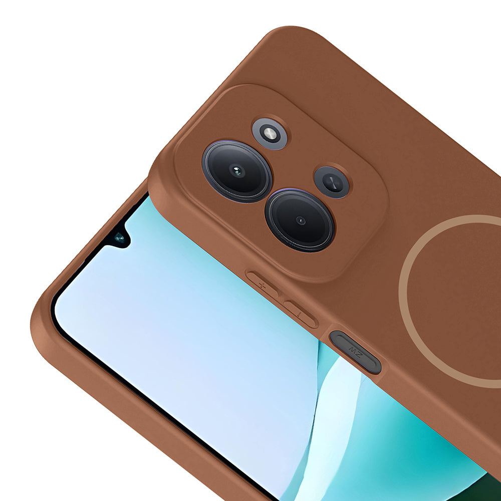 Xiaomi Redmi 15C Uyumlu Kılıf M-safe Şarj Özellikli Zore Meta Kapak