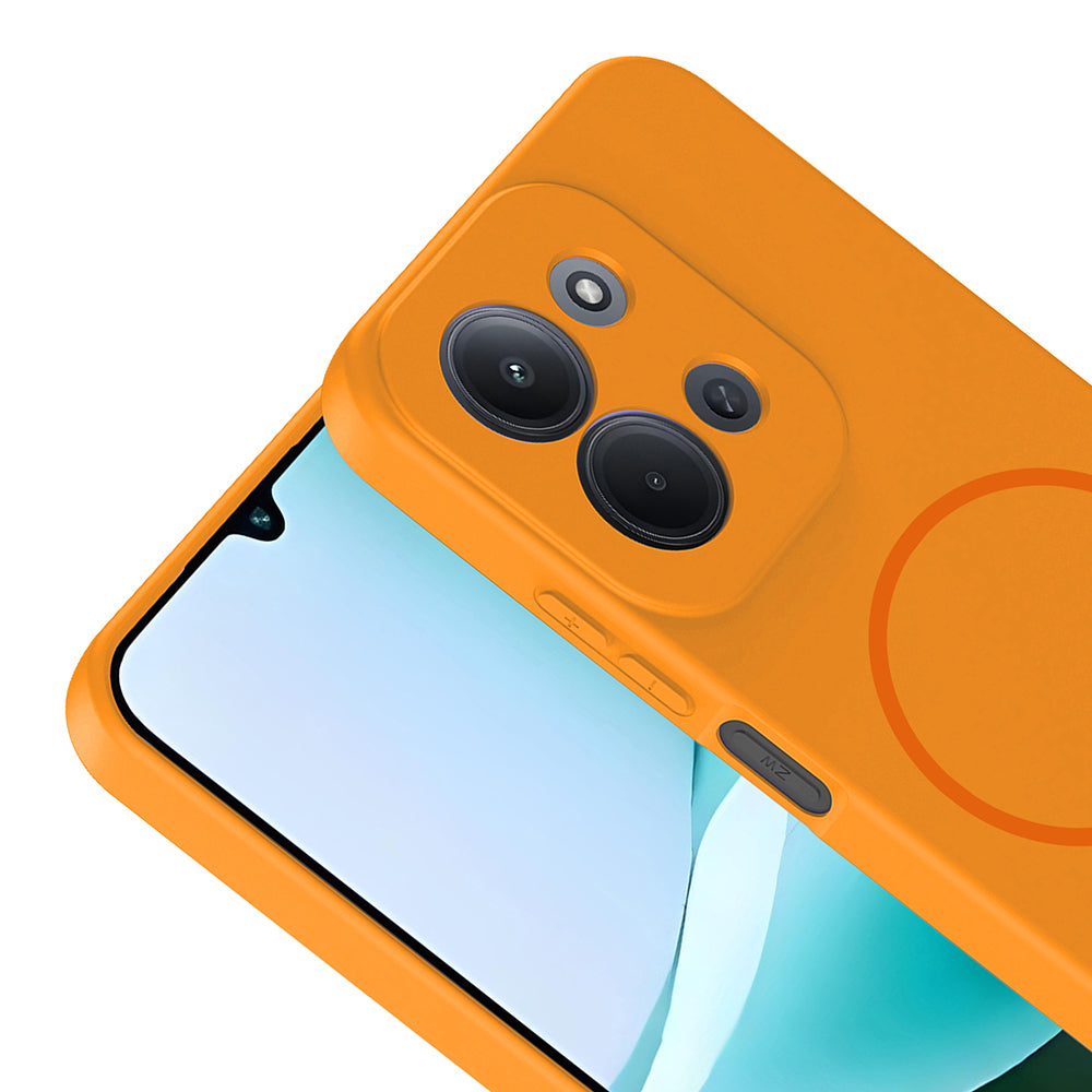 Xiaomi Redmi 15C Uyumlu Kılıf M-safe Şarj Özellikli Zore Meta Kapak