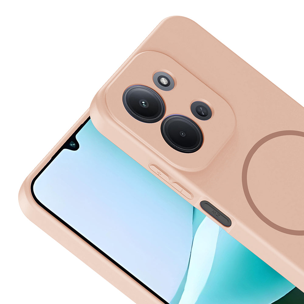 Xiaomi Redmi 15C Uyumlu Kılıf M-safe Şarj Özellikli Zore Meta Kapak