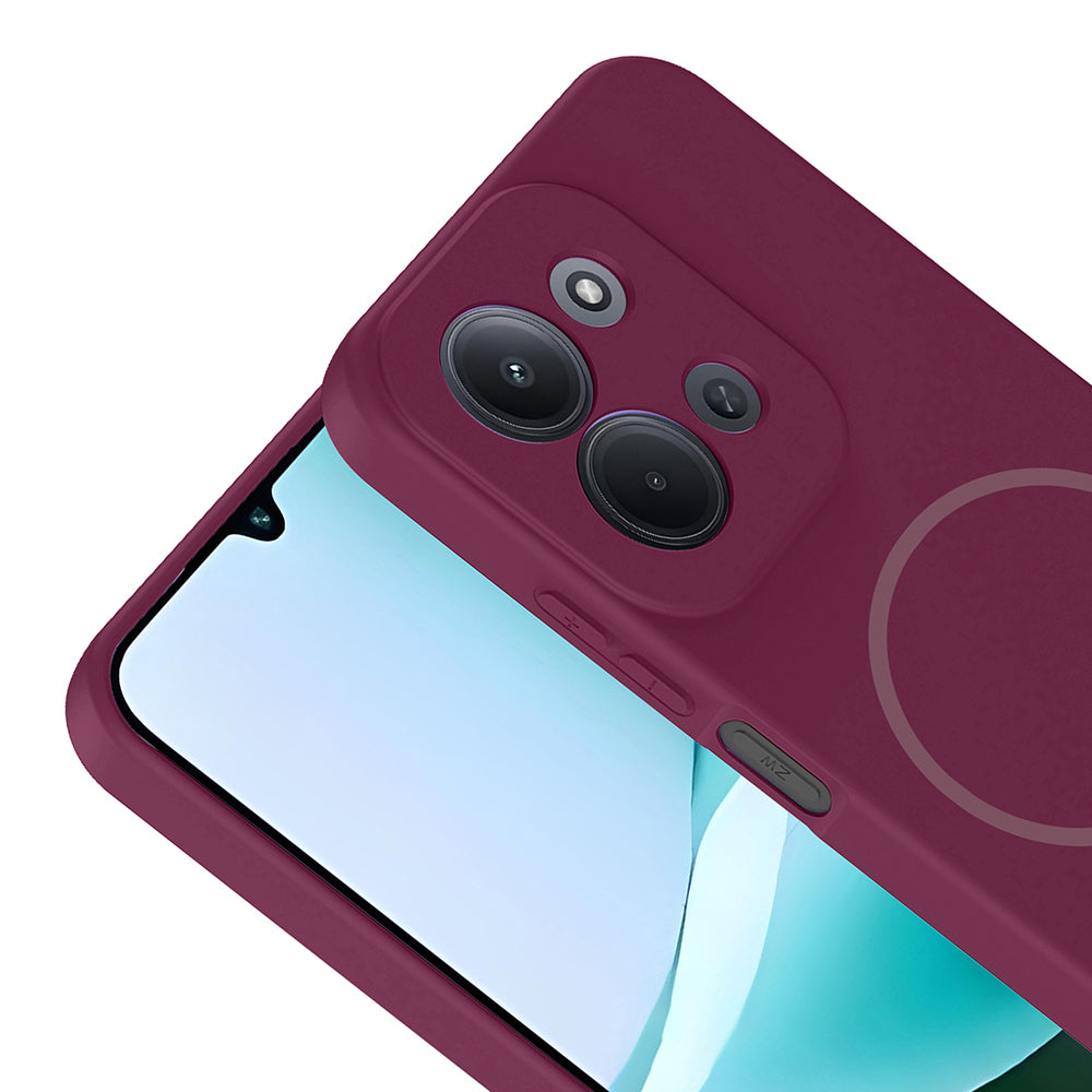 Xiaomi Redmi 15C Uyumlu Kılıf M-safe Şarj Özellikli Zore Meta Kapak