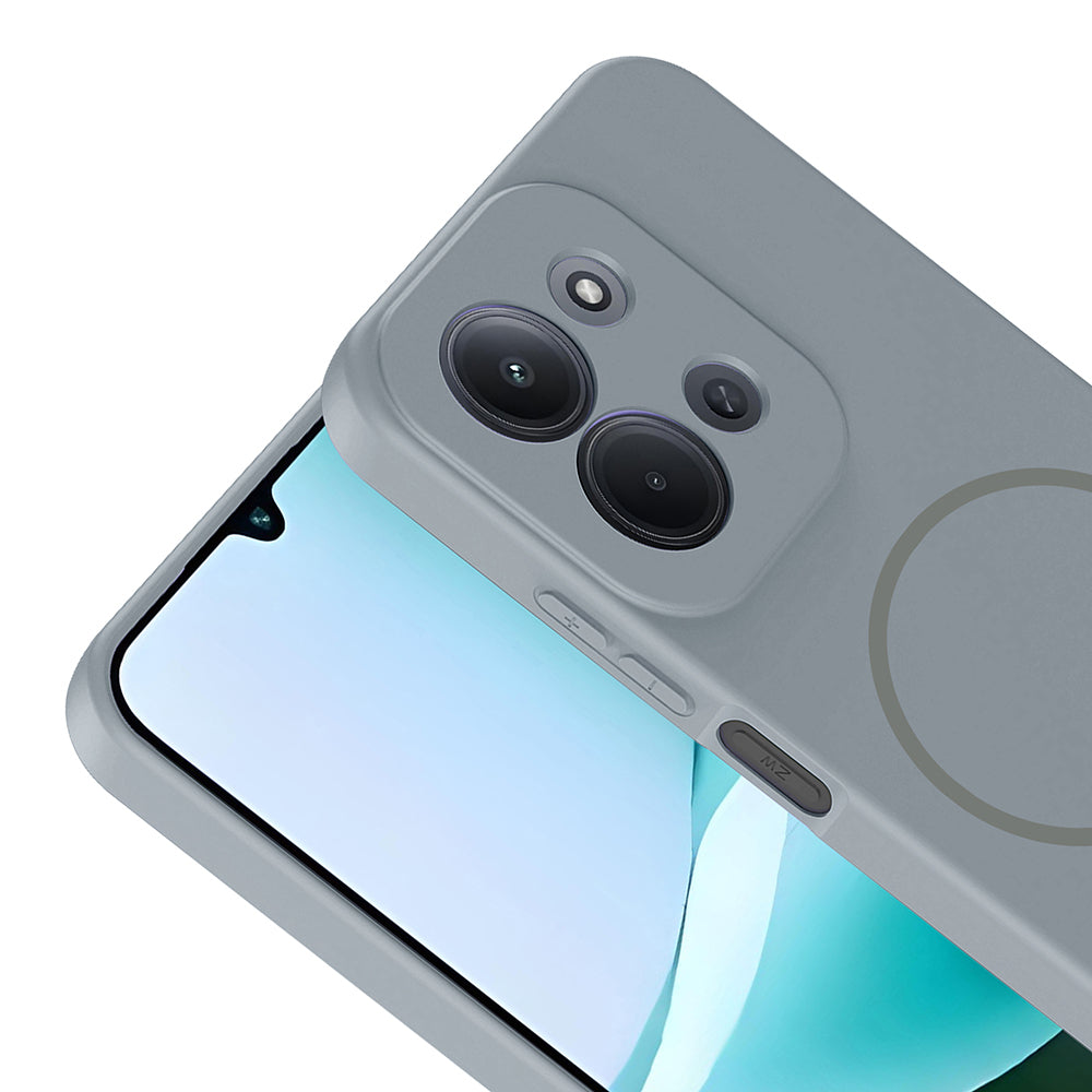 Xiaomi Redmi 15C Uyumlu Kılıf M-safe Şarj Özellikli Zore Meta Kapak