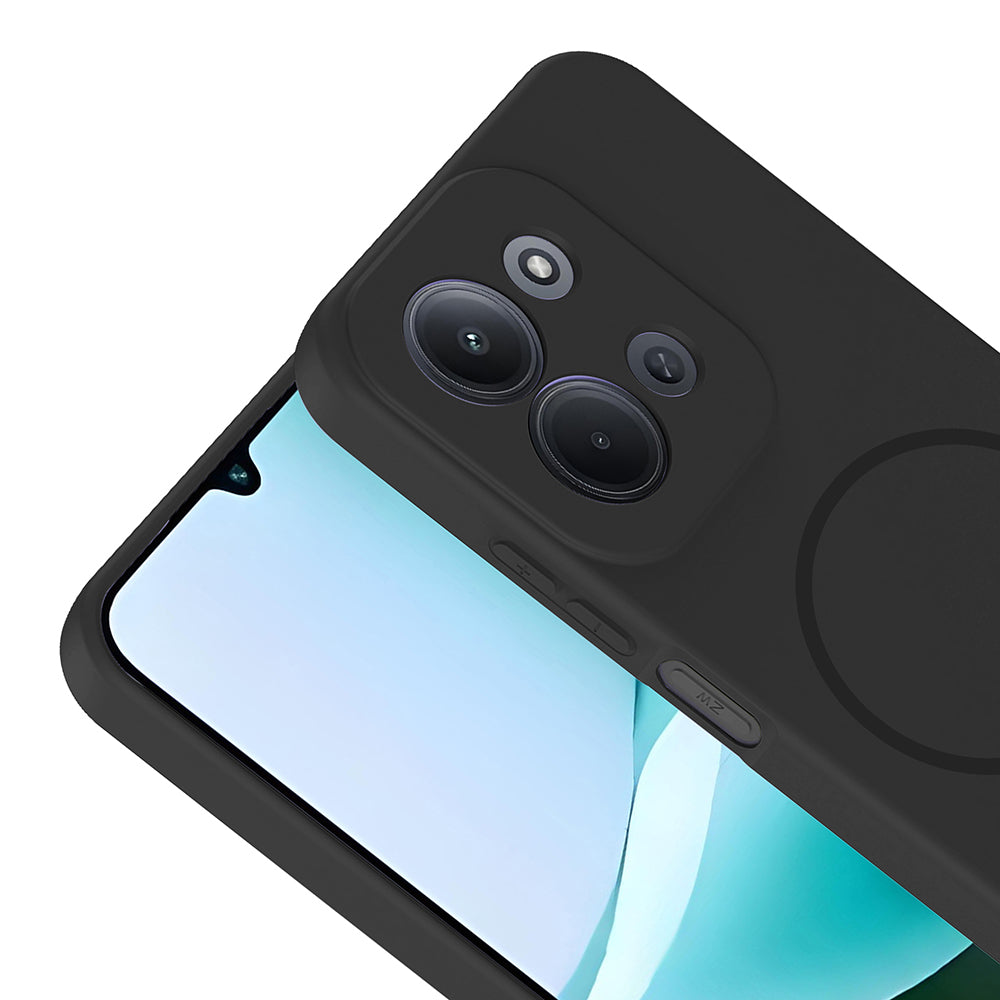 Xiaomi Redmi 15C Uyumlu Kılıf M-safe Şarj Özellikli Zore Meta Kapak