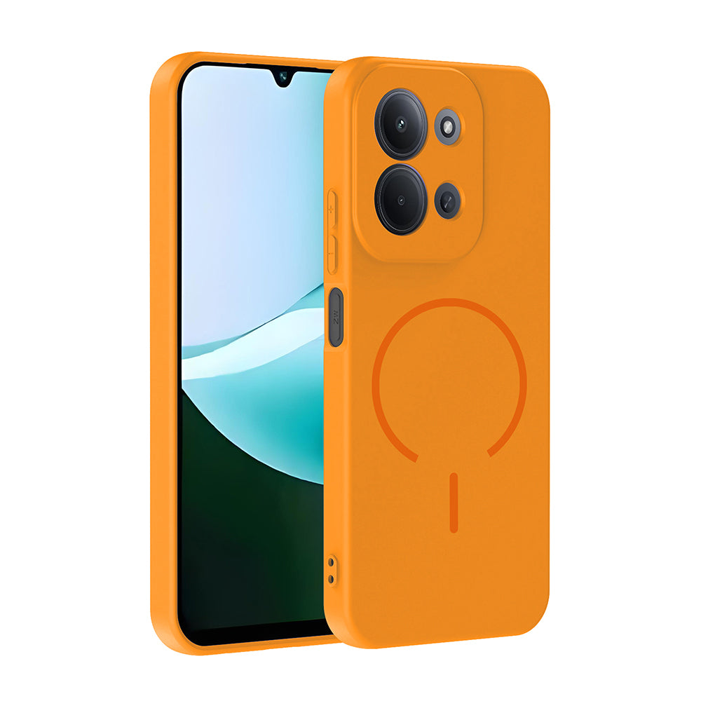 Xiaomi Redmi 15C Uyumlu Kılıf M-safe Şarj Özellikli Zore Meta Kapak