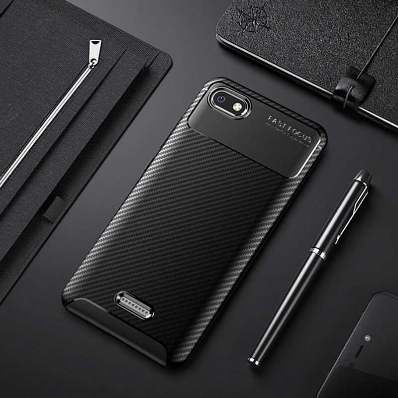 Xiaomi Redmi 6A Uyumlu Kılıf Zore Negro Silikon Kapak