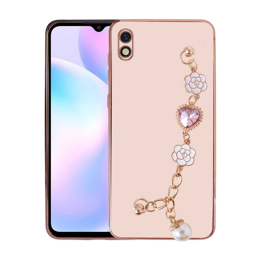 Xiaomi Redmi 9A Uyumlu Kılıf El Tutamaçlı Kamera Korumalı Zore Taka Silikon Kapak