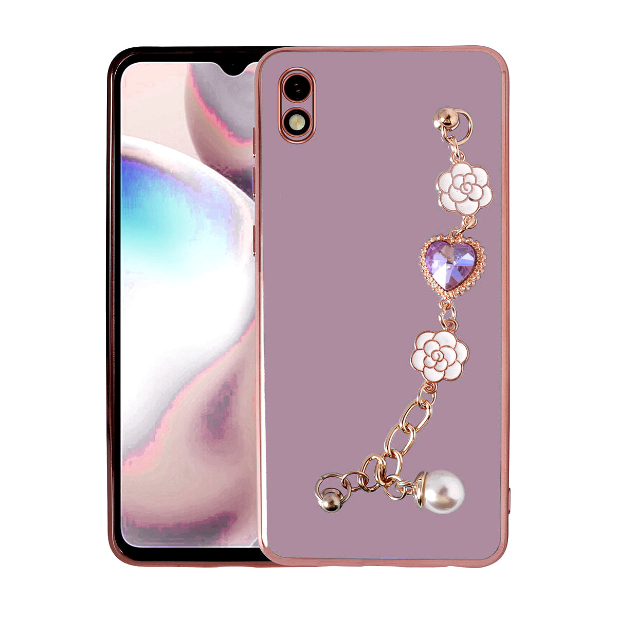 Xiaomi Redmi 9A Uyumlu Kılıf El Tutamaçlı Kamera Korumalı Zore Taka Silikon Kapak