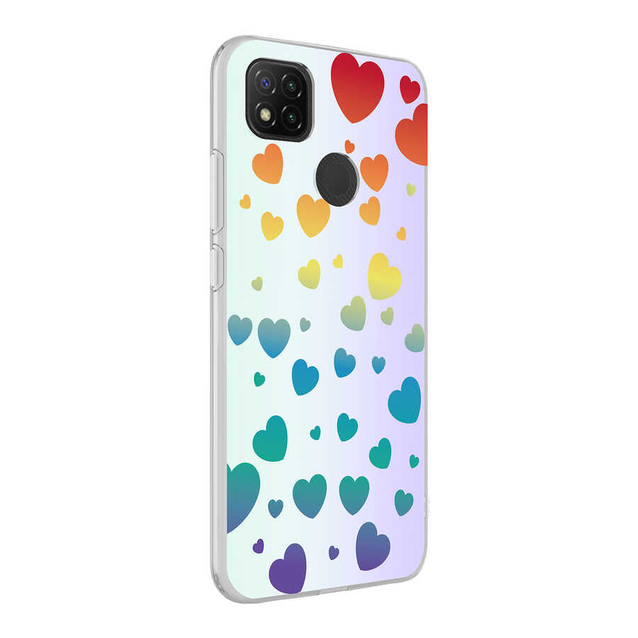 Xiaomi Redmi 9C Uyumlu Kılıf Zore M-Blue Desenli Kapak