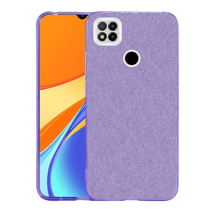 Xiaomi Redmi 9C Uyumlu Kılıf Zore Shining Silikon