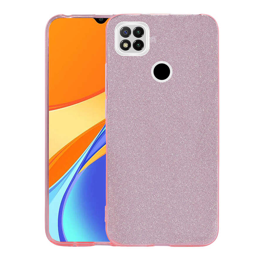 Xiaomi Redmi 9C Uyumlu Kılıf Zore Shining Silikon
