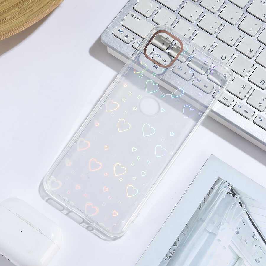 Xiaomi Redmi 9C Uyumlu Kılıf Zore Sidney Desenli Sert Kapak