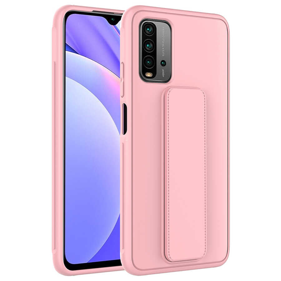 Xiaomi Redmi 9T Uyumlu Kılıf Zore Qstand Kapak