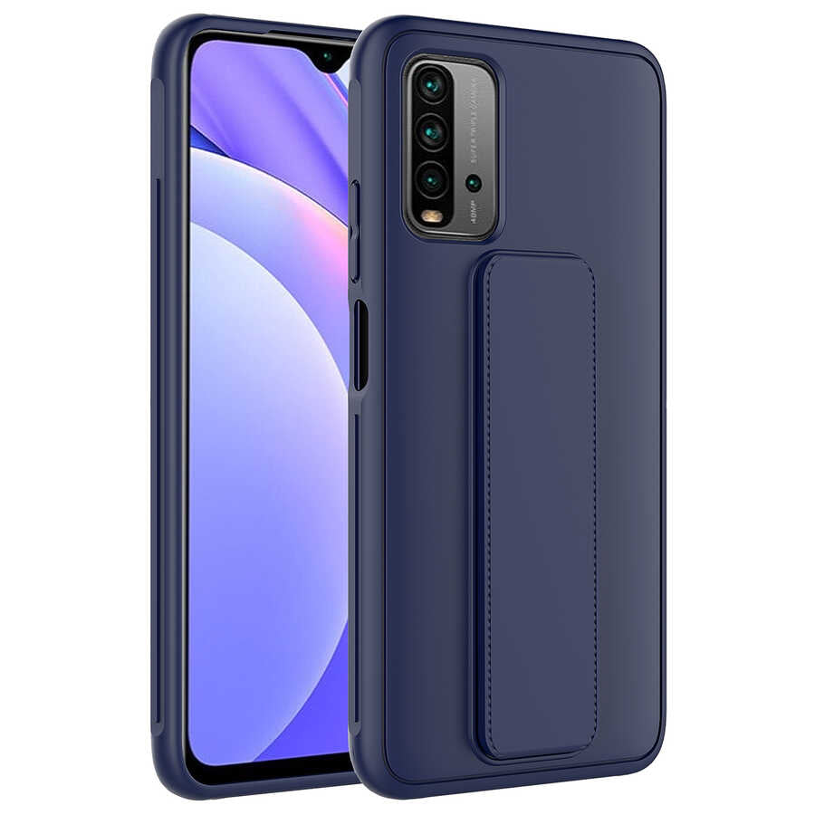 Xiaomi Redmi 9T Uyumlu Kılıf Zore Qstand Kapak