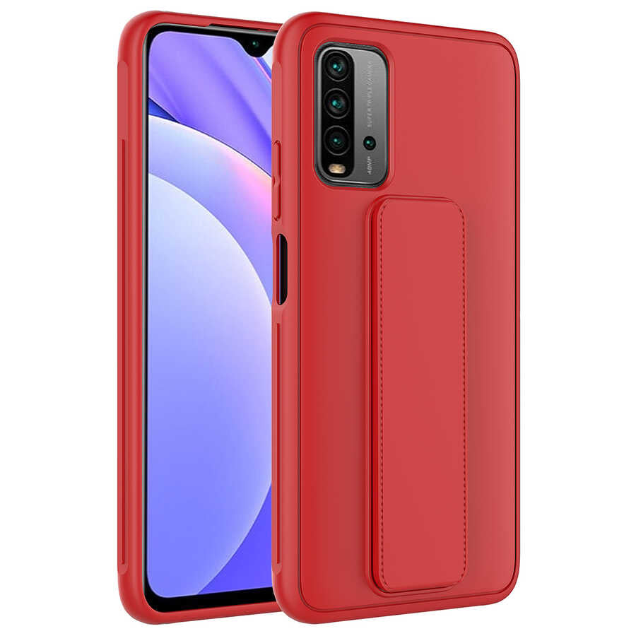 Xiaomi Redmi 9T Uyumlu Kılıf Zore Qstand Kapak