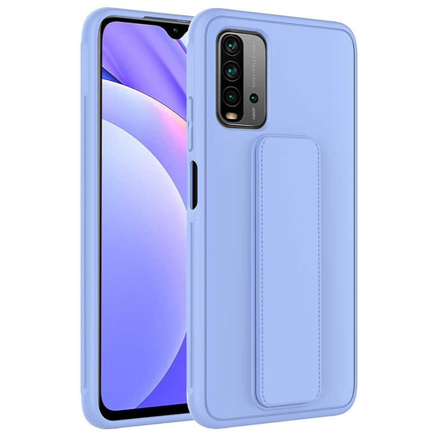 Xiaomi Redmi 9T Uyumlu Kılıf Zore Qstand Kapak